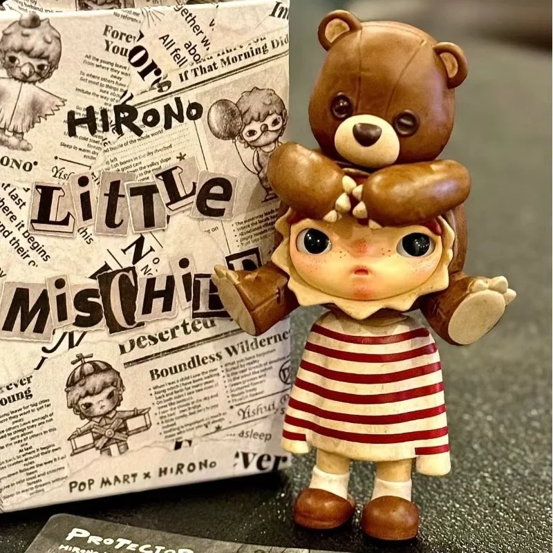 

Popmart Hirono Little Mischief Series Blind Box - Trendy Cute Doll Toys for Desktop Decoration Birthday Gifts Mystery