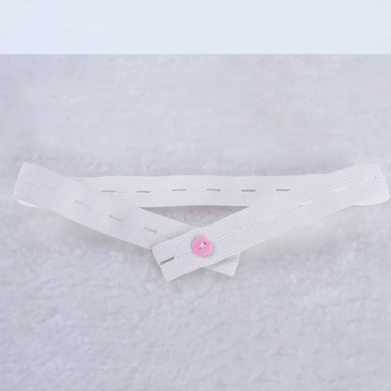 2Pcs Newborn baby diaper elastic fixing strap with adjustable elastic diaper strap