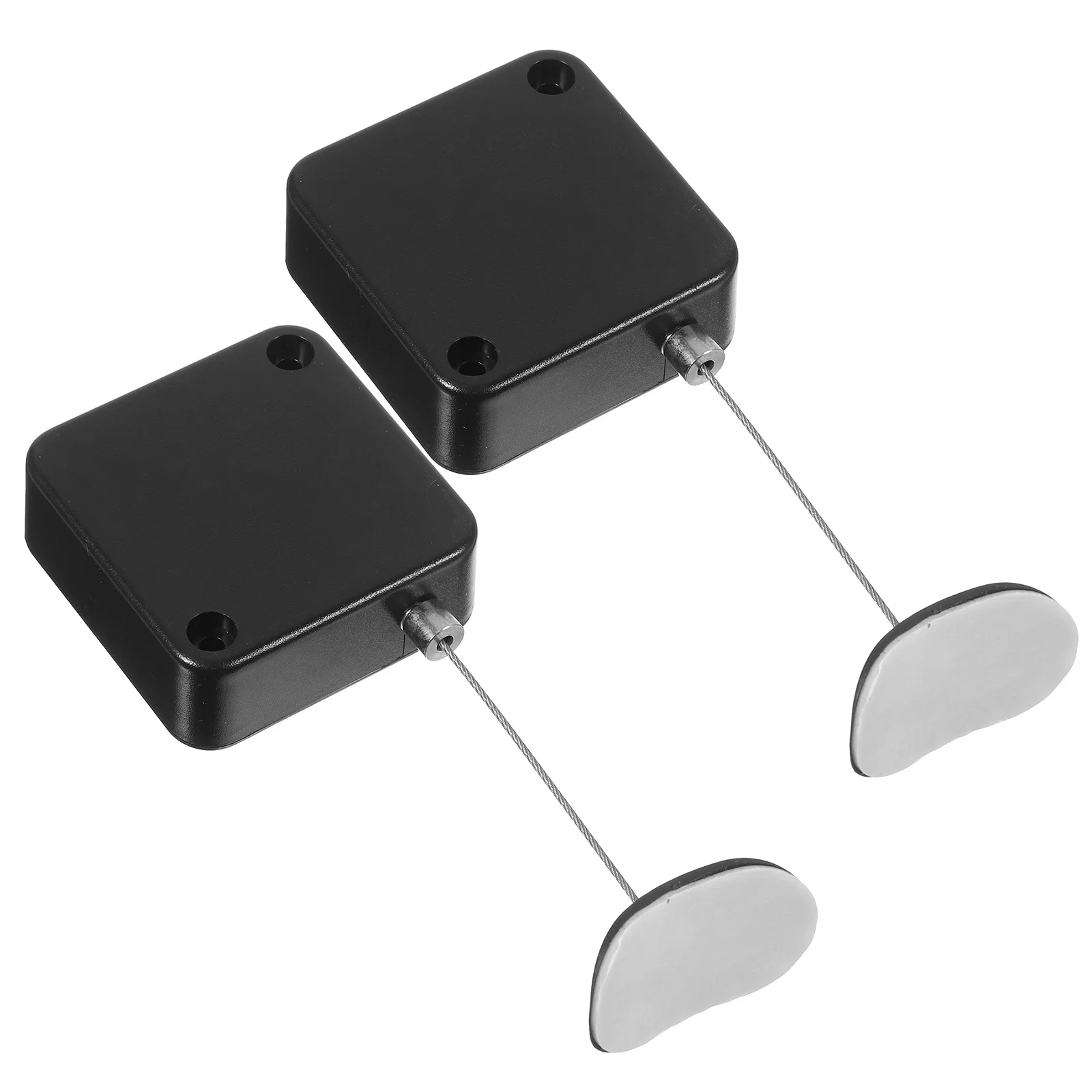 2 Pcs Anti-lost Wire Rope Cable for Remote Control DVD Tether Holder Portable Door Lock Retractable Leash Bracket Security