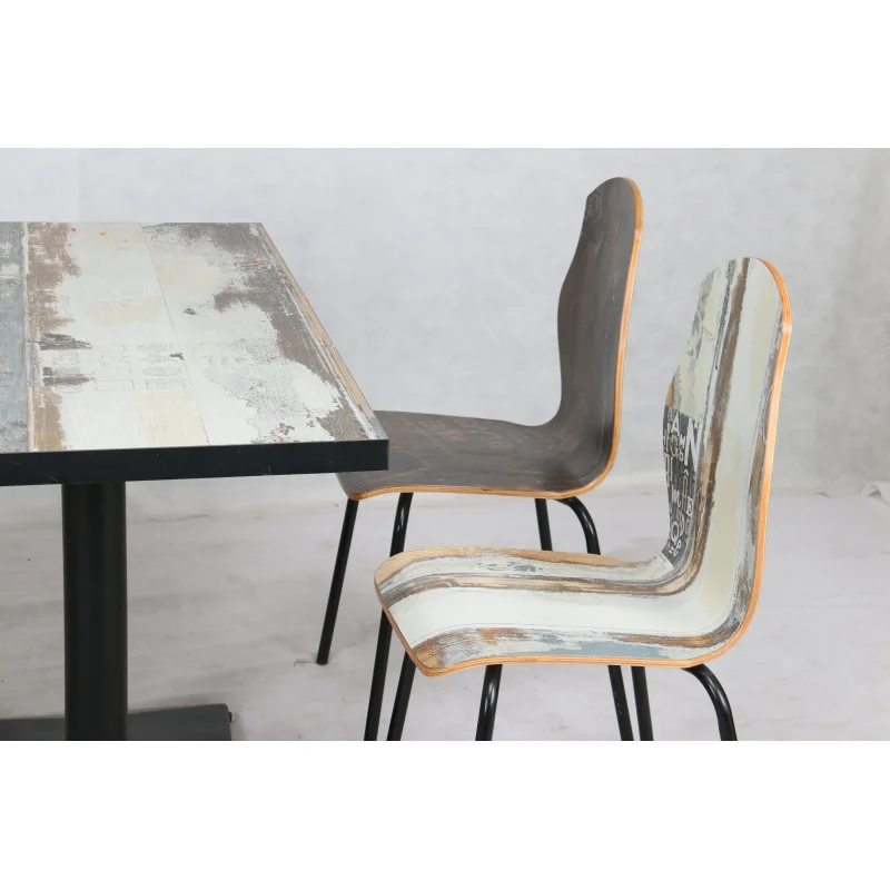 custom.Commercial Furniture Cheap Fast Food Canteen Cafe Restaurant Chairs and Tables New Design Sale