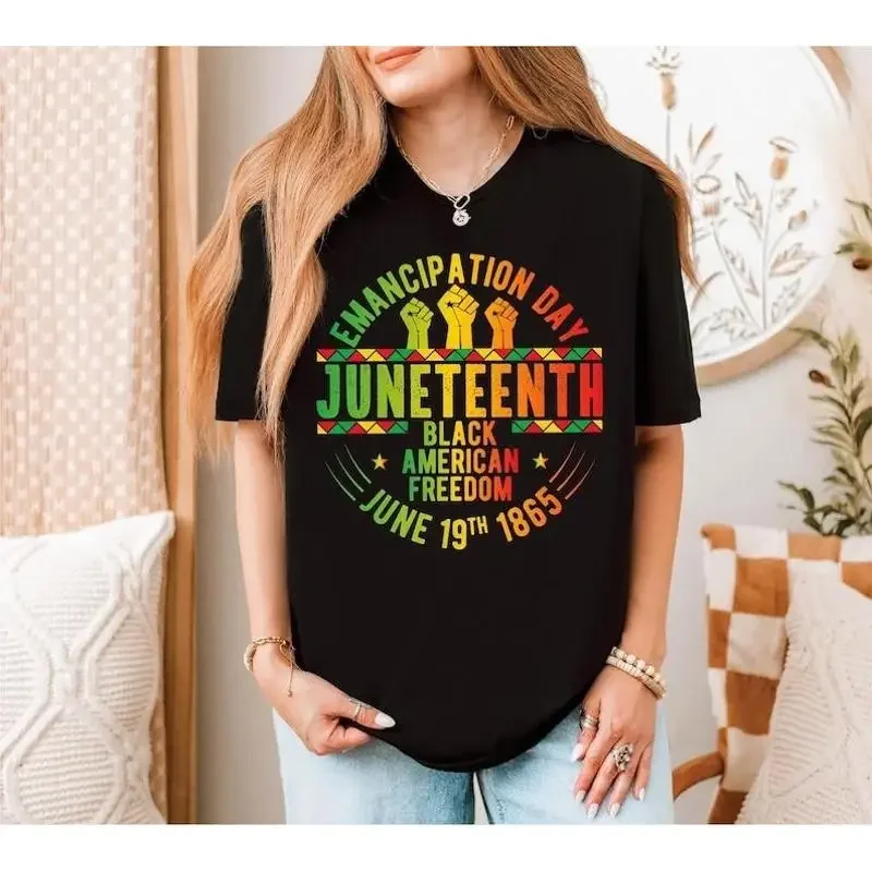 Juneteenth T-Shirt Emancipation Day Black American Freedom Freeish
