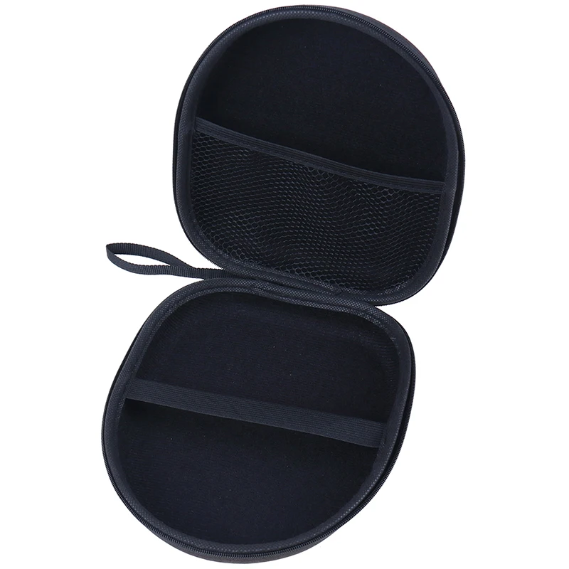 Black Hard Shell Carry Headphone Headset Earphone Case Bag Collector Pouch Box