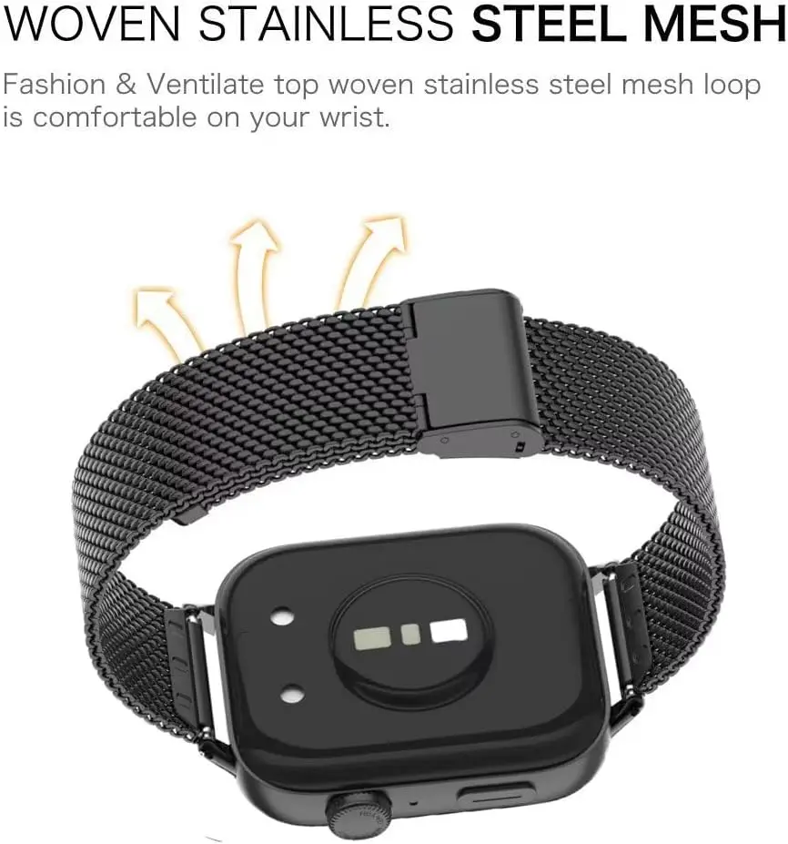 Mesh Loop For Redmi Watch 6 Active/6 Lite Metal Milanese Watchband For Redmi Watch 6 5 4/Mi Band 10 9 8 Pro Bracelet Correa Belt