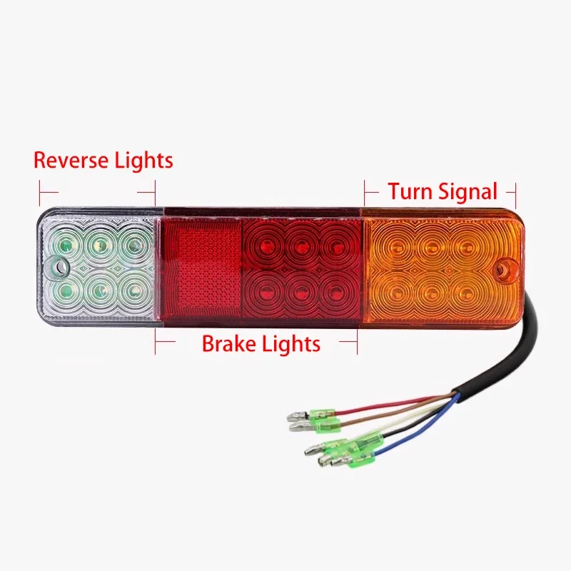Forklift LED Rear Tail Light For Heli Hangcha 2-3.5t Single Reversing Light Turn Signal Tricolor Combination Light Brake