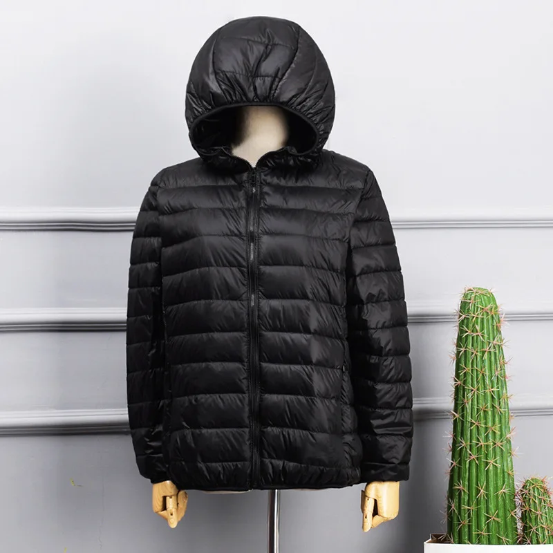 2025 autumn and winter women's new lightweight down jacket simple fashion warm mother temperament commuter coat women