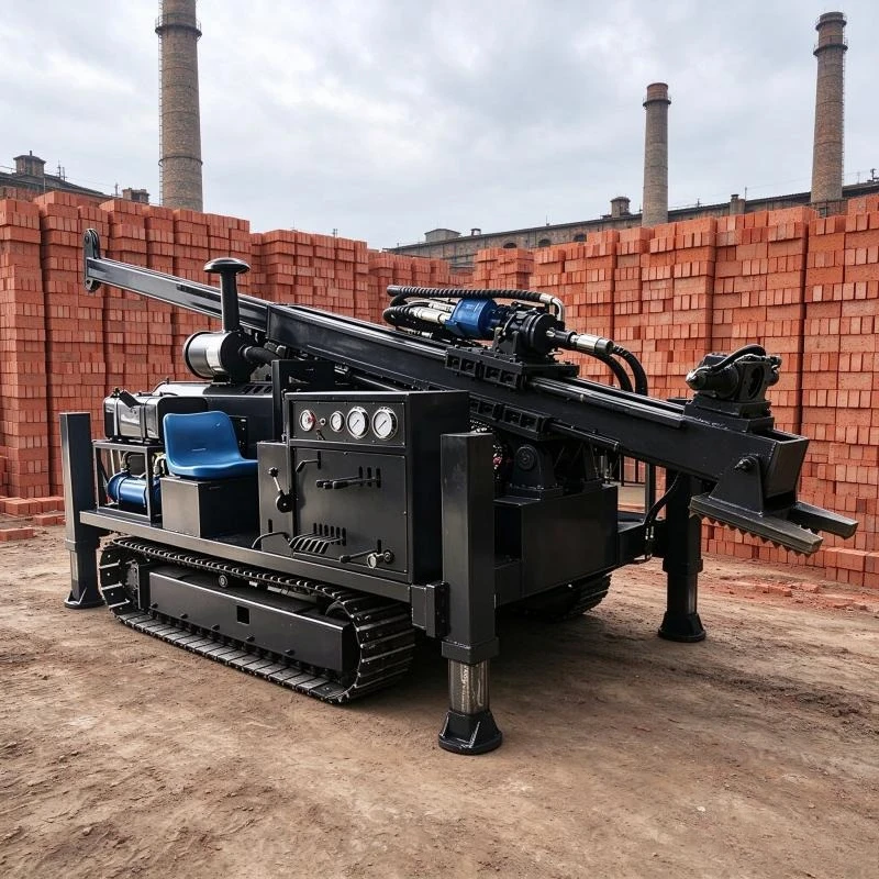 Versatile Crawler Mounted Full Hydraulic Core Drill Rig for Various Drilling Needs 300-800m Depth
