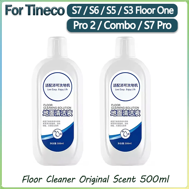 Oryginalny płyn do czyszczenia podłóg do robotów sprzątających Tineco FLOOR ONE S3/ S5/Pro2/Combo/S7Pro, wszystkie serie, zapach naturalny, 500 ml