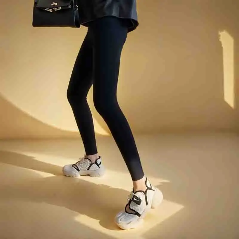 Weibliche Leggings Hosen Frauen Lila Farbverlauf Yogawear Silber Trend Herbst Erweiterte Größe High-Stretch Mittellang Drapieren Glatt Sexy