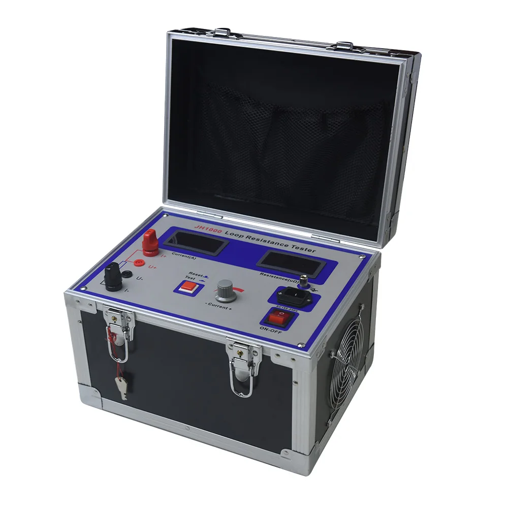 0~50m Ohm Digital Micro Ohm Meter Circuit Beaker Contact Resistance Tester Loop Resistance Tester Low Resistance Test Device