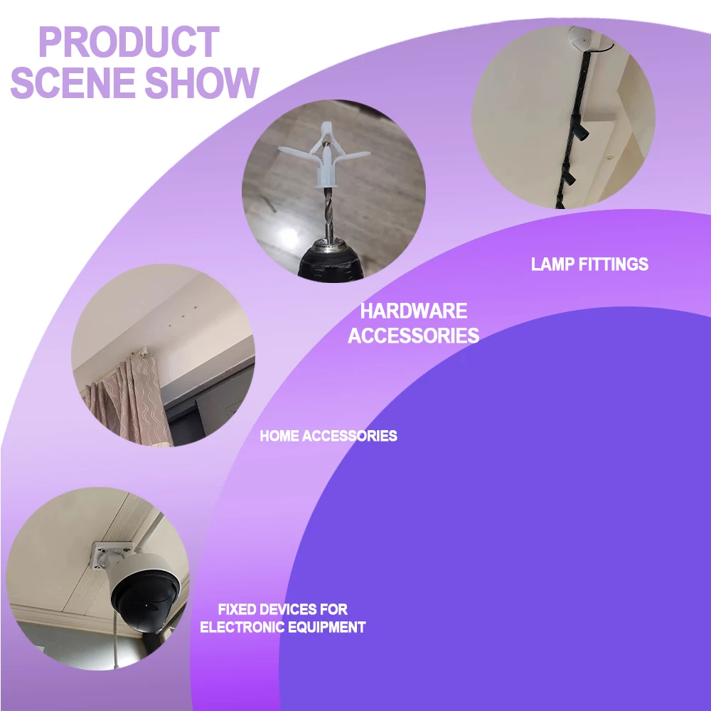 Plastic Aircraft/Butterfly Type Gypsum Board Anchors Drywall Fixings Bolts Curtain Wall Expansion Tube Self-Tapping Nail Screws