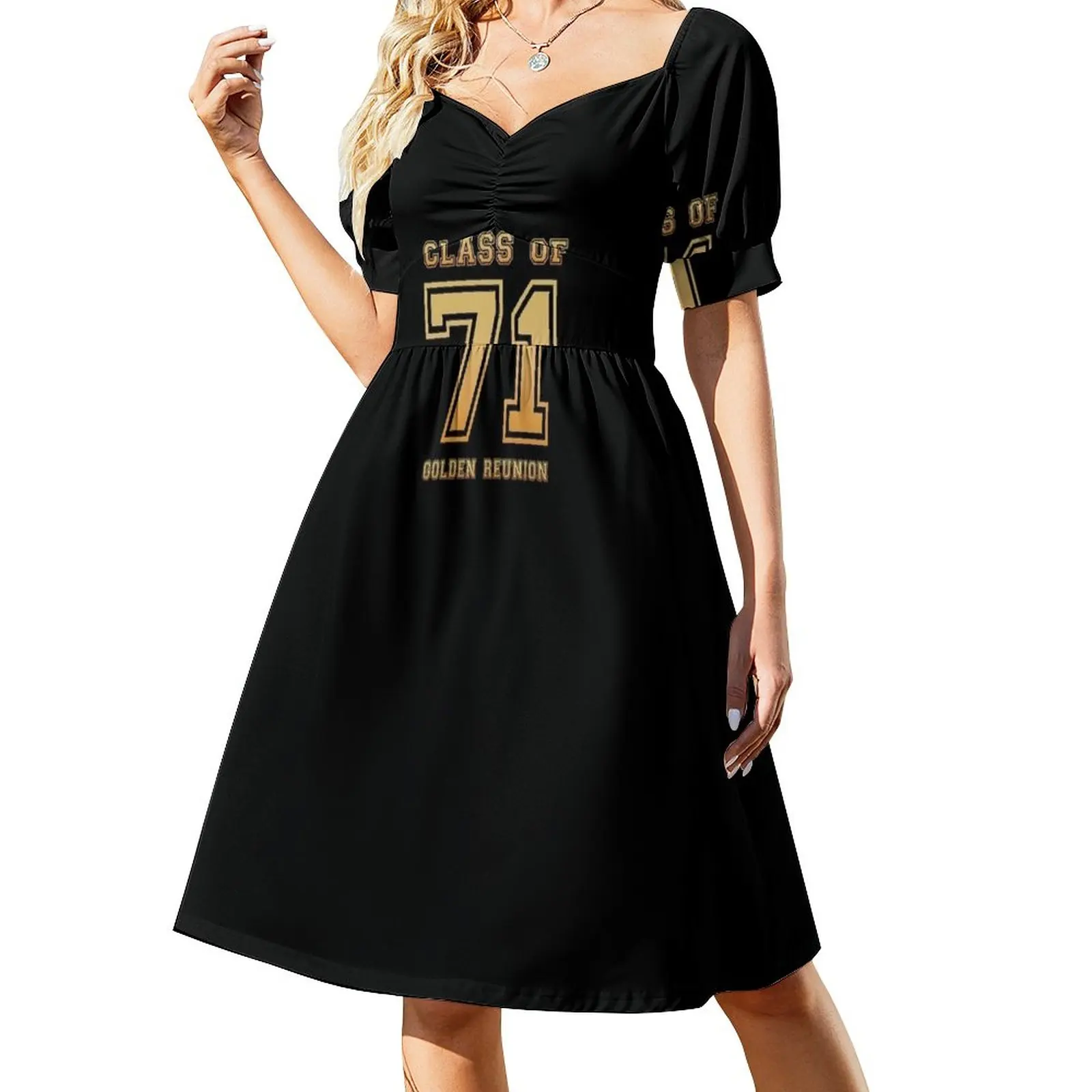 

Class of 71 1971 class reunion 50th golden reunion Sleeveless Dress summer dress woman 2023 sexy short dresses daring