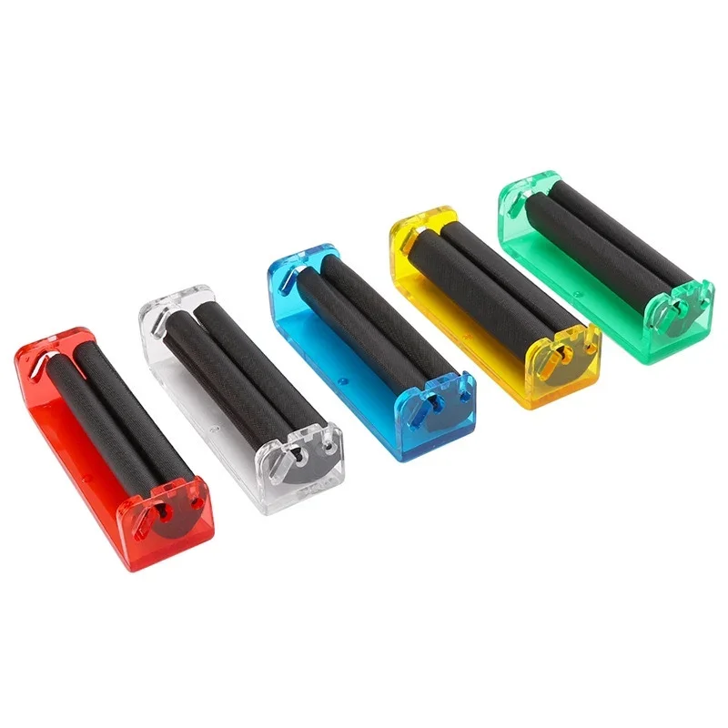 2PCS 70/78/110mm Easy Manual Cigarette Maker rolling Machine Paper Rolling Roller Tobacco Cigar Cigarette Rollers