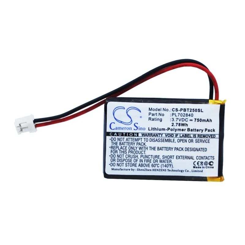 

750mAh Battery PL702840 for Philips BT2500, BT2500B, BT2500B/37, BT2500W, BT2500W/00, BT64, BT64A, BT64B