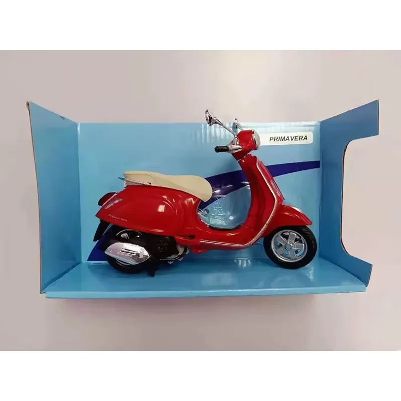 

Модель мотоцикла Primavera Red из литого металла в масштабе 1:12, сувенир, коллекционный предмет, подарок для хобби