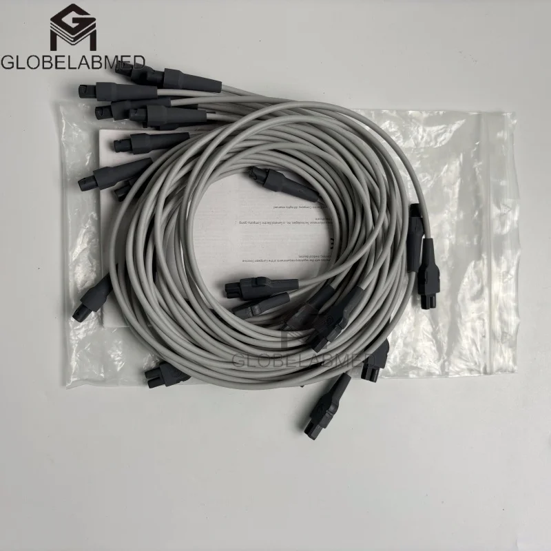 Original Mixed Length Universal 14 Per Set GE CAM 14 ECG Cable Leadwire 420101-001 For GE