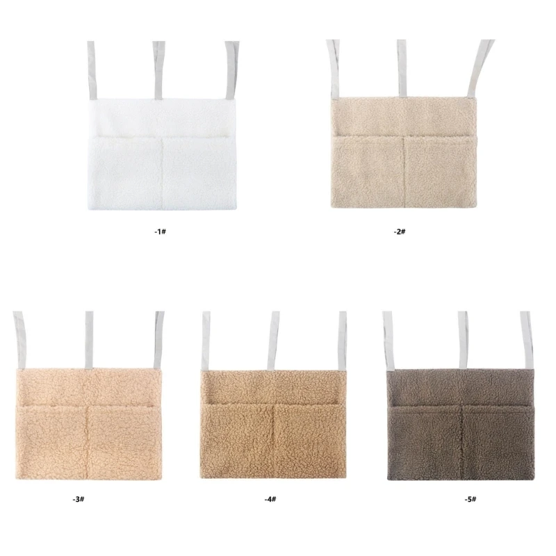 

Breathable Baby Crib Storage Bags Polyester Organizers for Diapers & Small Items