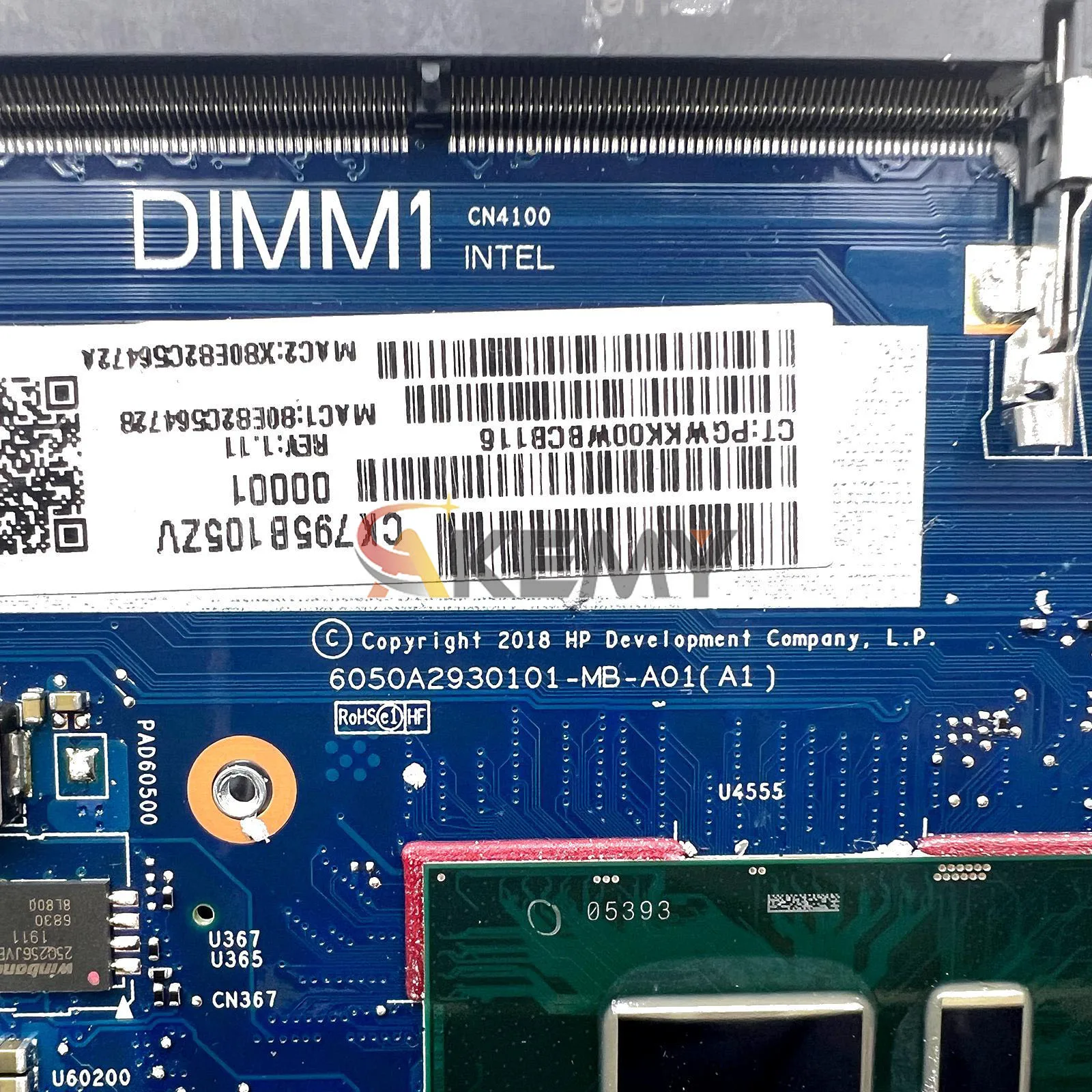 6050A2930101 Für HP EliteBook 640 G4 650 G4 Laptop Motherboard L09565-601 L09569-601 Mit i5 i7 8th CPU DDR4 100% Vollständig Getestet