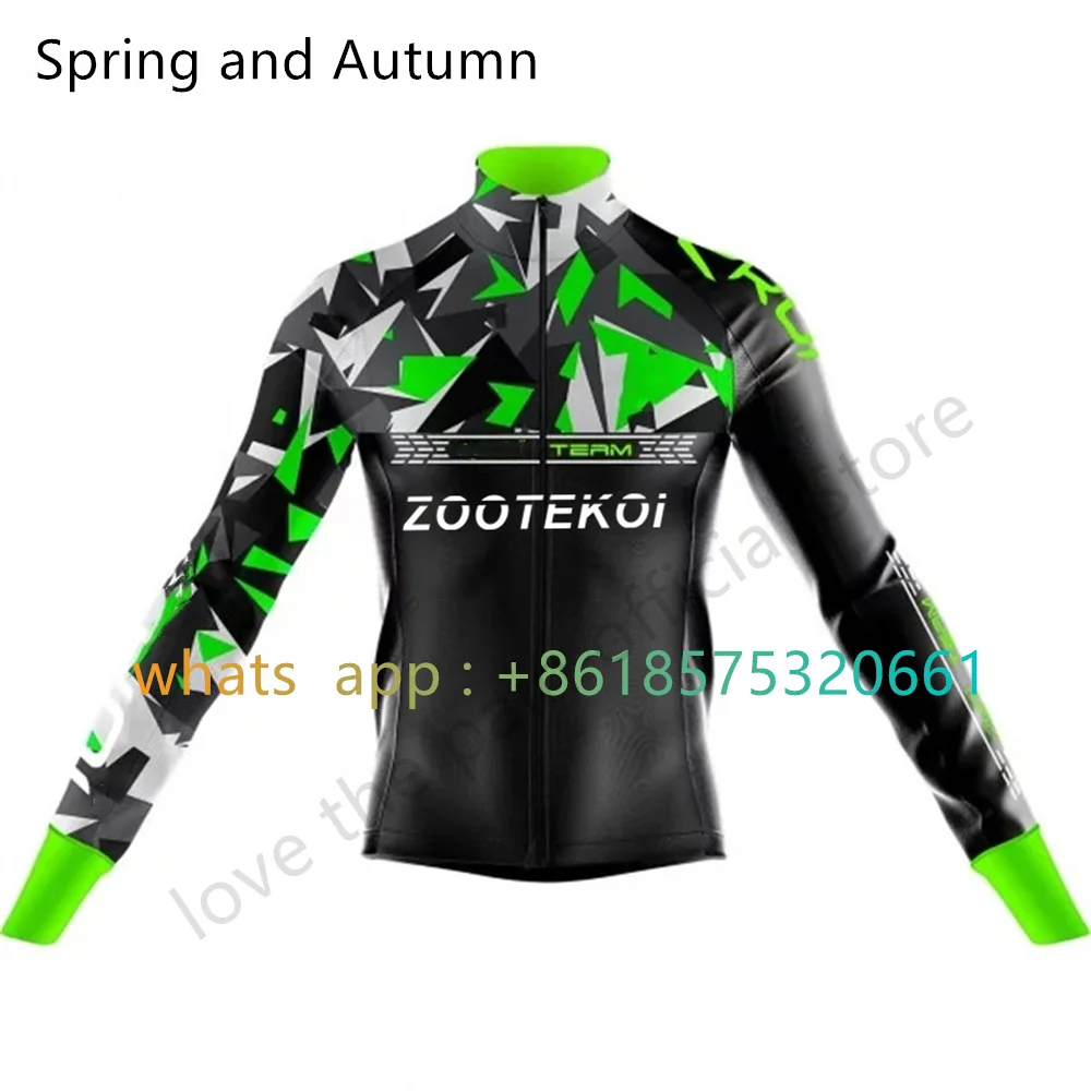 zootekoi thin Long Sleeve  Cycling Clothing 2022 men spring Fall Bicycle Clothes MTB Suit Road Bike Jersey Set Uniform Kit Wear