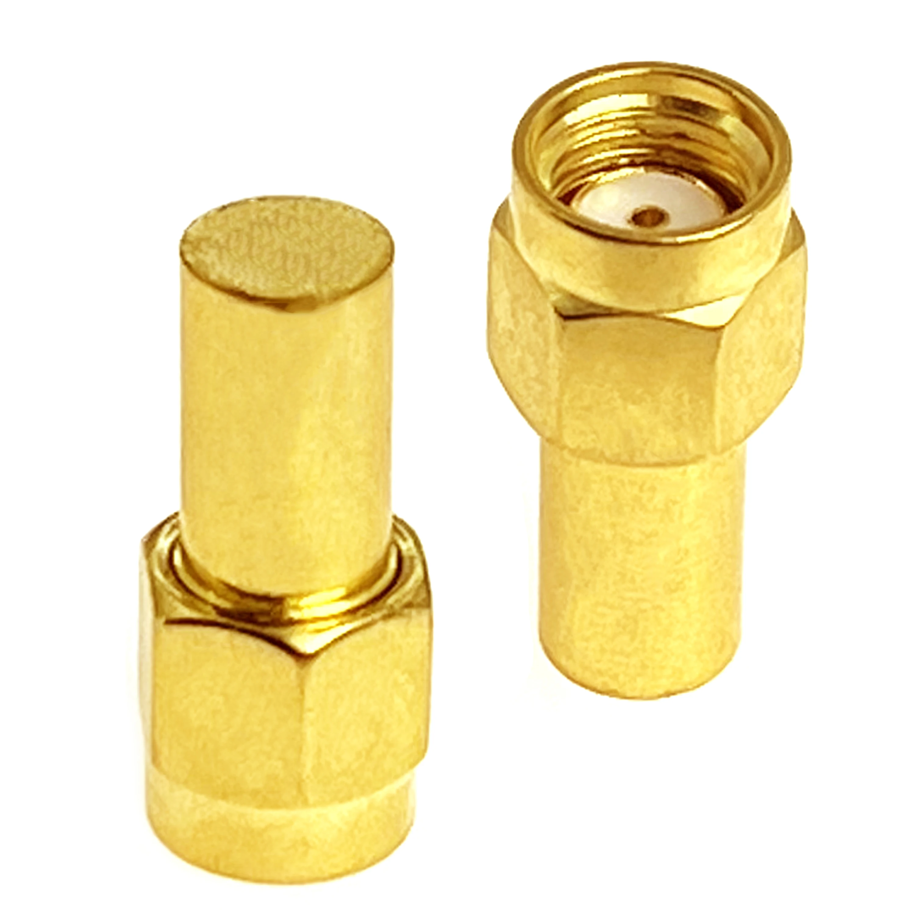 

1pc RP-SMA Male Plug Load RF Coax Adapter Convertor Straight Goldplated NEW Wholesale