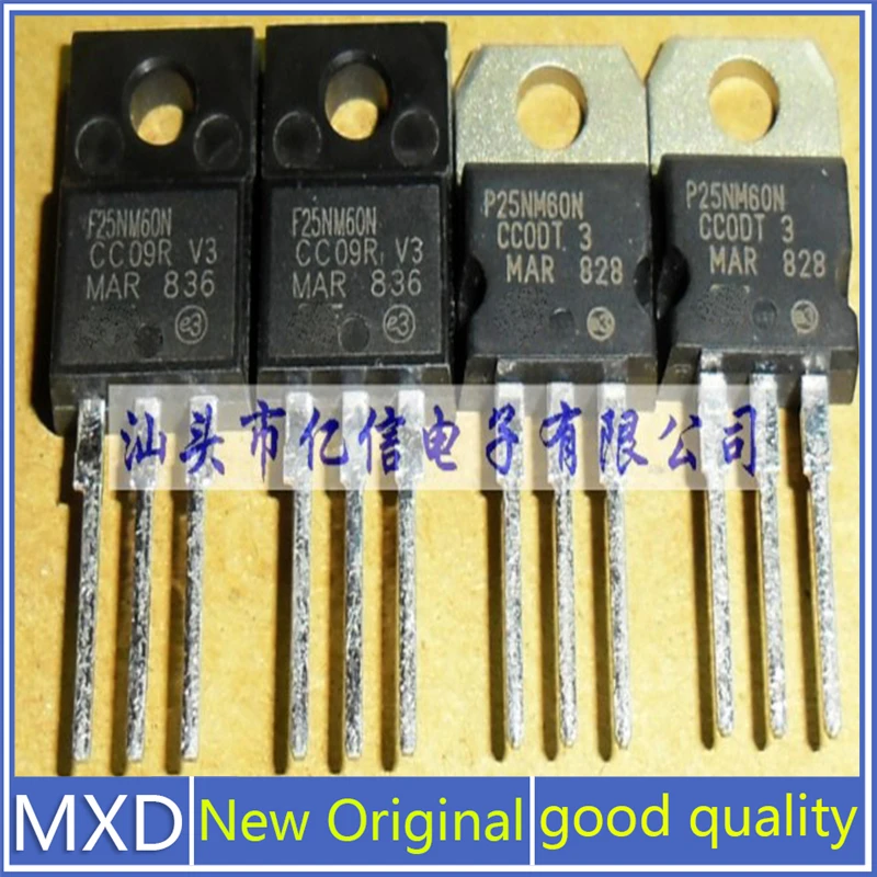 Tube Mos à effet de champ d'entrée d'origine, P25NM60N, F25NM60N, bonne qualité, en stock, nouveau, lot de 5 pièces