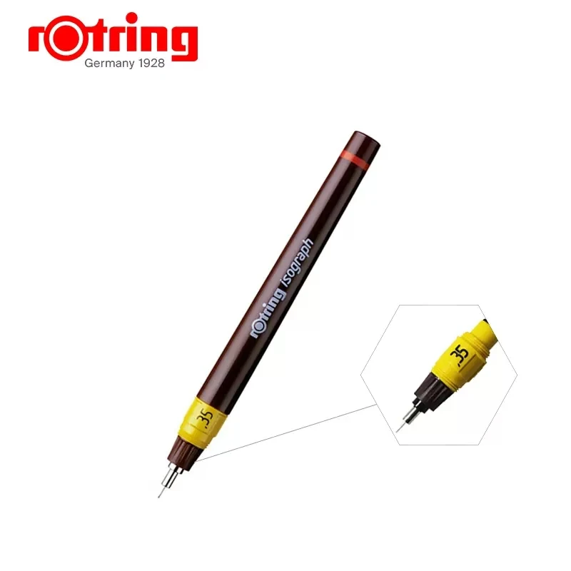 1 Máy Tính ROtring Isograph Bút Chì Kim 0.1-0.8Mm Lặp Đi Lặp Lại Thay Thế Ngòi Addable Mực Móc Dây Chuyền Bút Cầm Tay sơn/Bút Vẽ