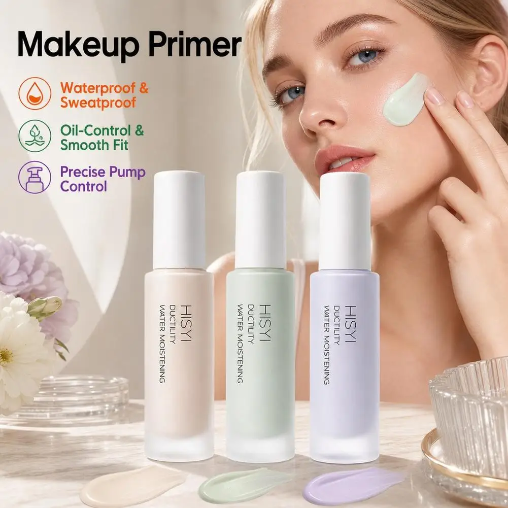 Makeup Primer Liquid Face Foundation Moisturizing Concealer Color Correcting Brightening Silk Smooth Face Primer Base Makeup