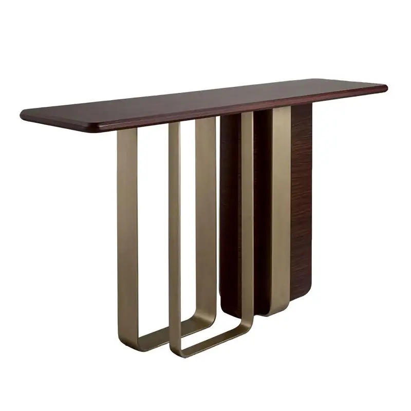 The living room entrance table is modern and simple, and the Italian light luxury is after the Nordic table