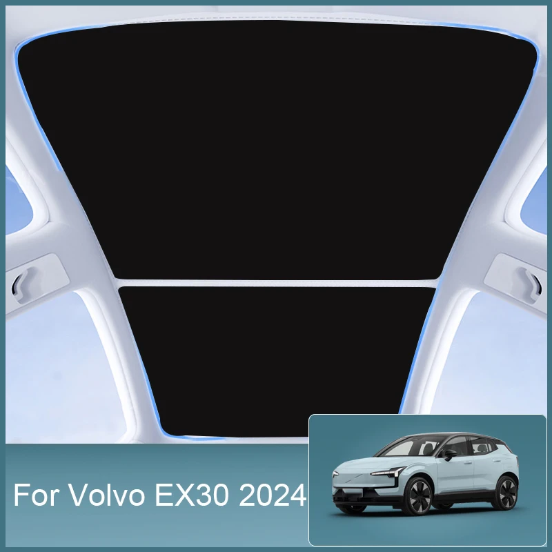 

Car Ice Crystal Sunroof Sunshade Skylight Roof Heat Insulation Shading Interior Auto Accessory For VOLVO EX30 2024-Present