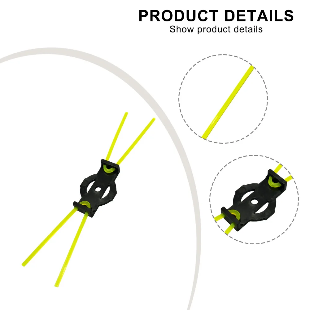3 Piece Replacement Set Lawn Mower Heads for Grass Trimmers Designed for Long Lasting Performance and Effective Cutting