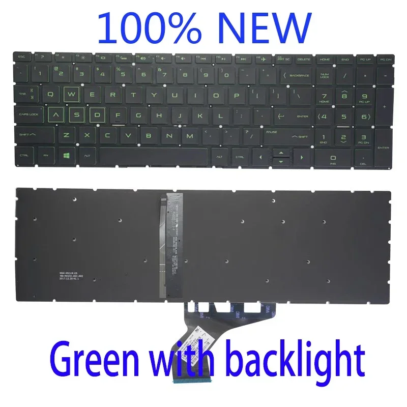 Backlit Russian/US/Spanish/Latin Keyboard For HP Pavilion 15-CW 15-DR 15-EC 15-CX 15-DK 15-DA 17-BY 17-CA 15-DY 15-CS DW