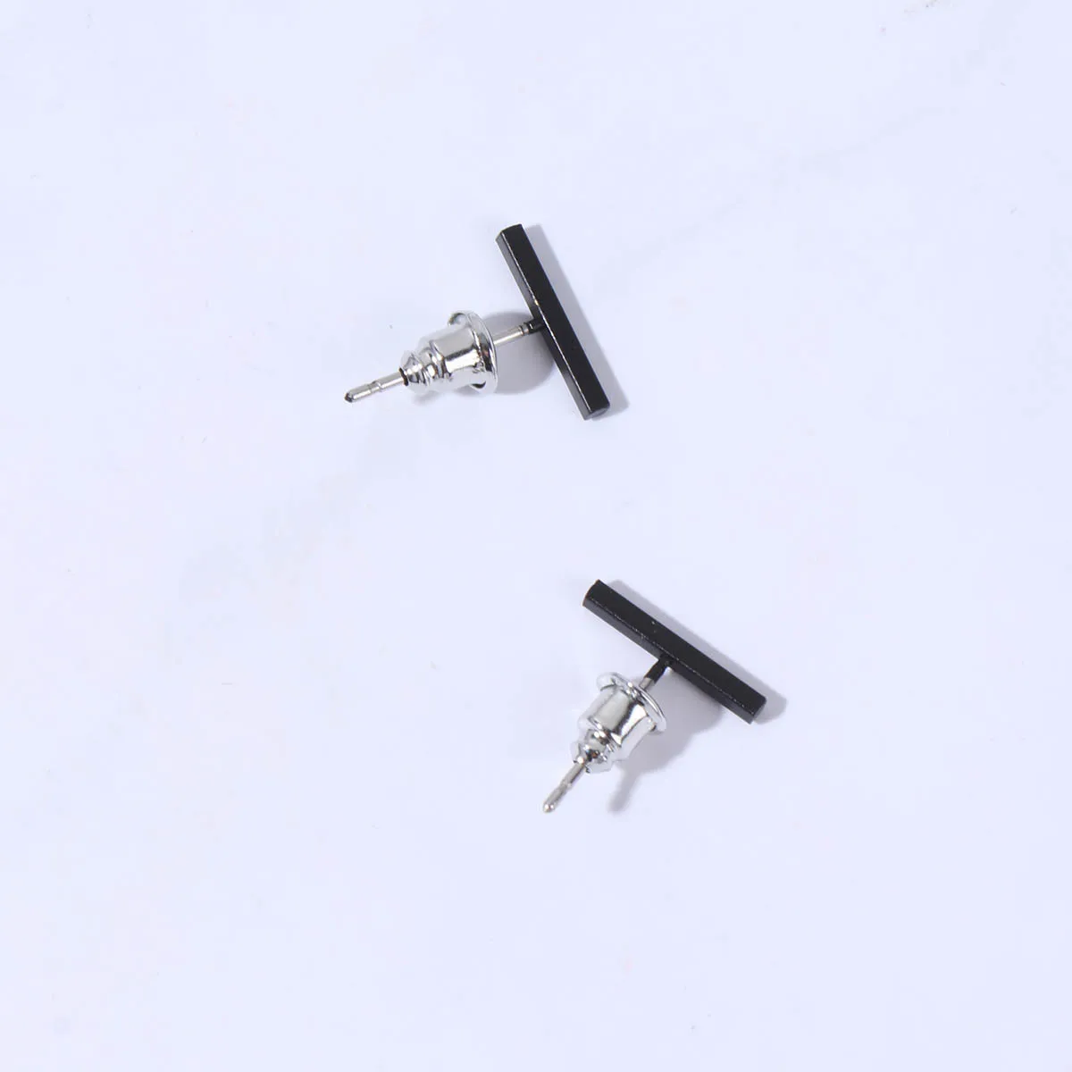 Simple Fashion Ear Studs Meticulous Alloy Black Women Jewelry Stylish Chic Earrings Everyday Wear Gift