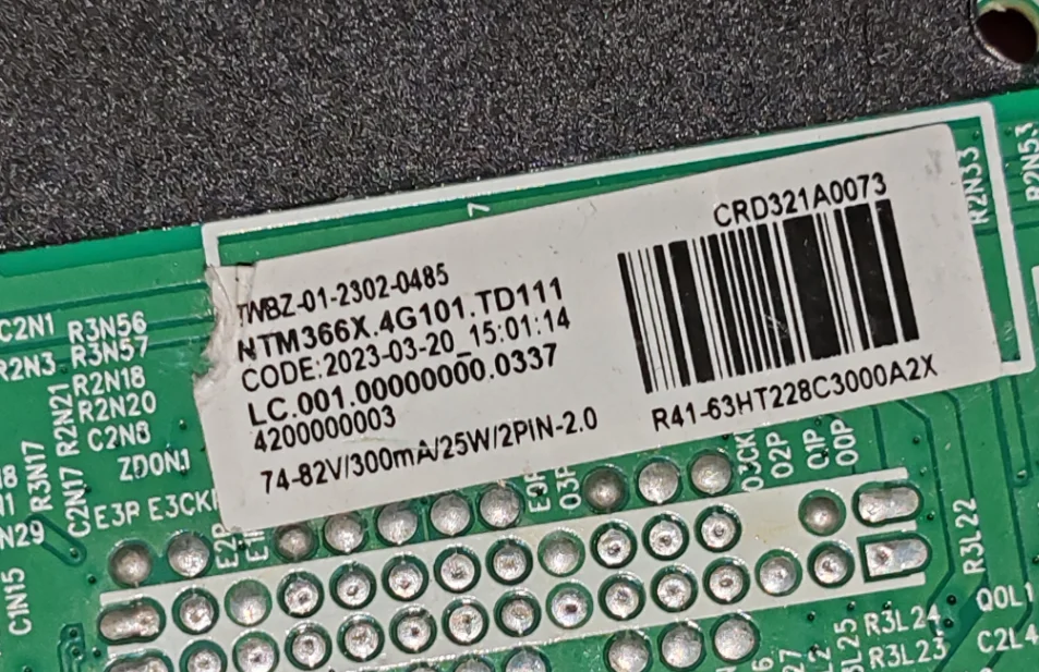 NTU6710.4G102 NTM3663X.4G101 اللوحة الأم للتلفزيون ثلاثة في واحد، تم اختبارها جيدًا، صورة مادية، موديلين