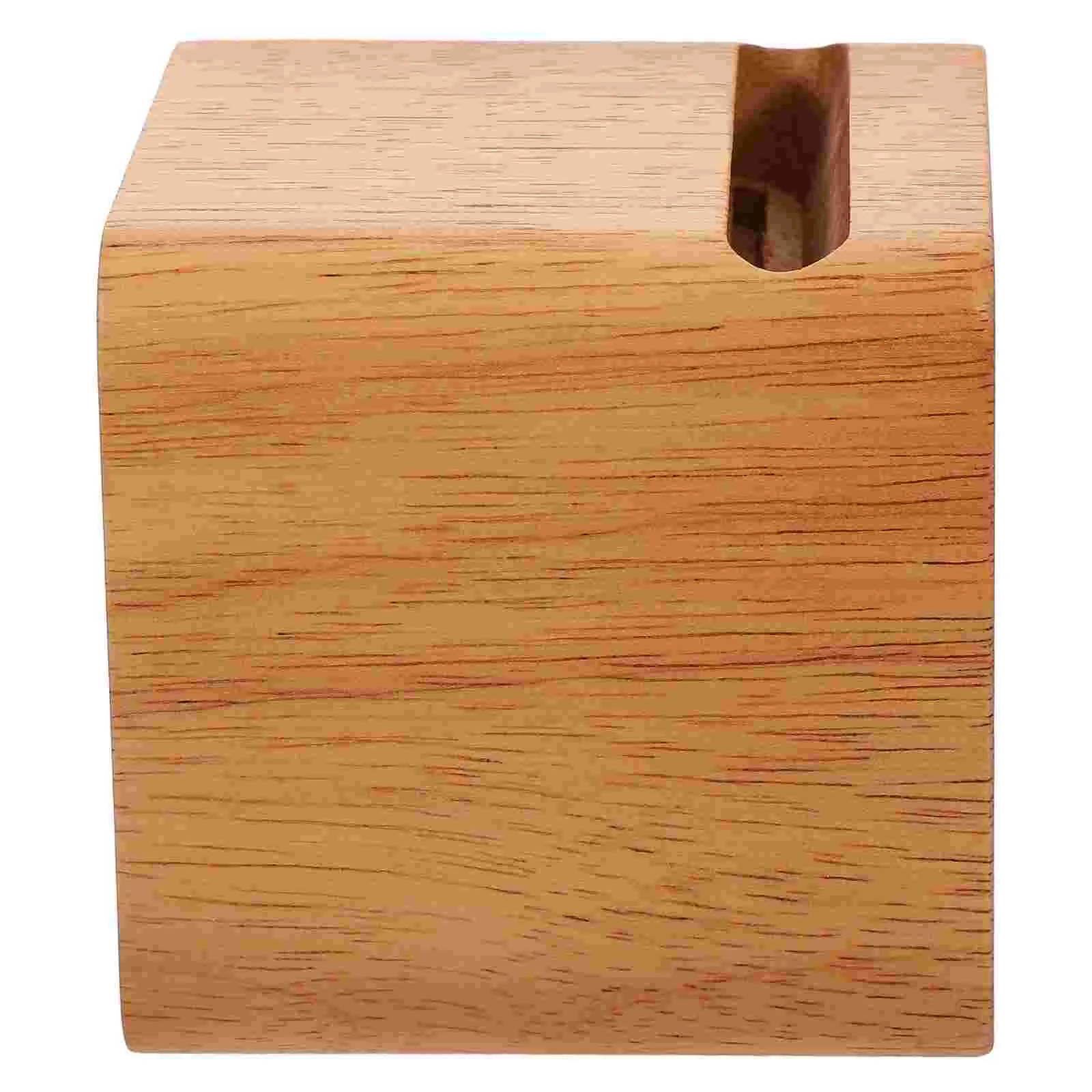 

Phone Holder Rubber Mobile Creative Cell Table Stand Wooden Amplifier Without Plug