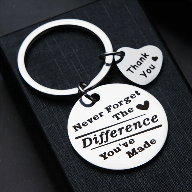 

AU61-12 Pcs Thank You Gifts Keychains Gifts Women Inspirational Keychain For Coworker Employee Farewell