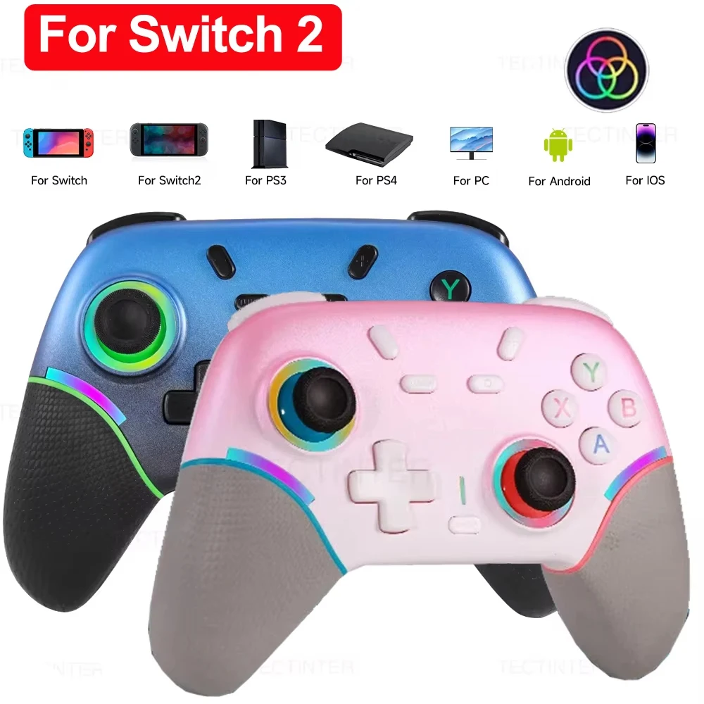 For switch2 Wireless Controller For PS3/PS4 Console Compatible Bluetooth Gamepad Android Phone PC Joystick Controle