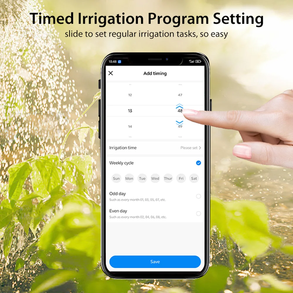 Tuya ZigBee Watering Timer Sprinkler Drip Irrigation Remote Control  Intelligent Timing Valves Controller Support Watering