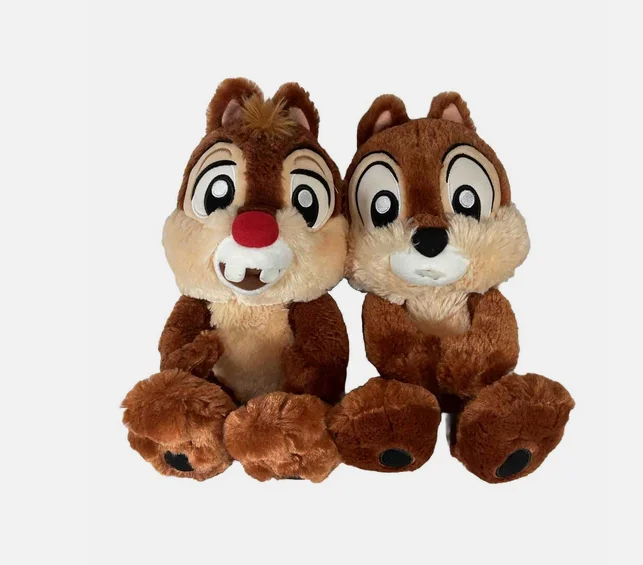 

Disney Big Feet Chip & Dale 12" Plush Stuffed Animal Toy Chipmunks