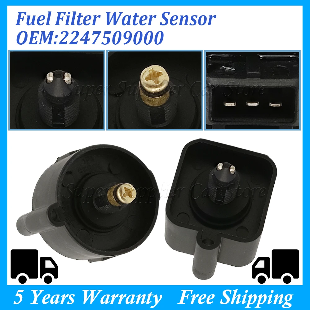 OEM 2247509000 Fuel Filter Water Sensor Car Accessories FOR Ssangyong Actyon Rexton Rodius Kyron 2.0/2.7 diesel