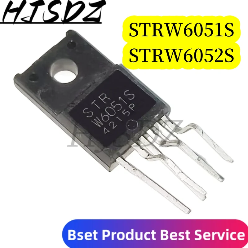 5pcs STRW6052S STRW6051S TO220F-6 W6052S TO-220F STRW6052 STR-W6051S W6051S STR-W6052S W6052 a-220 original nuevo en stock 5.0