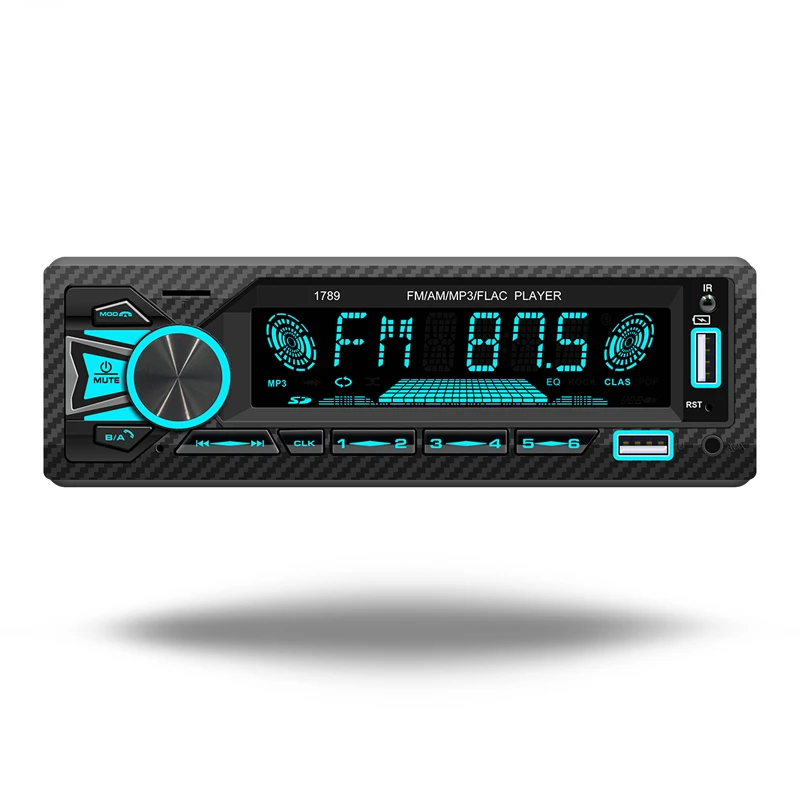 1 Din automatic radio Mp3, with FM BT AM USB RDS AUX TF support artificial intelligence voice fast charging remote control