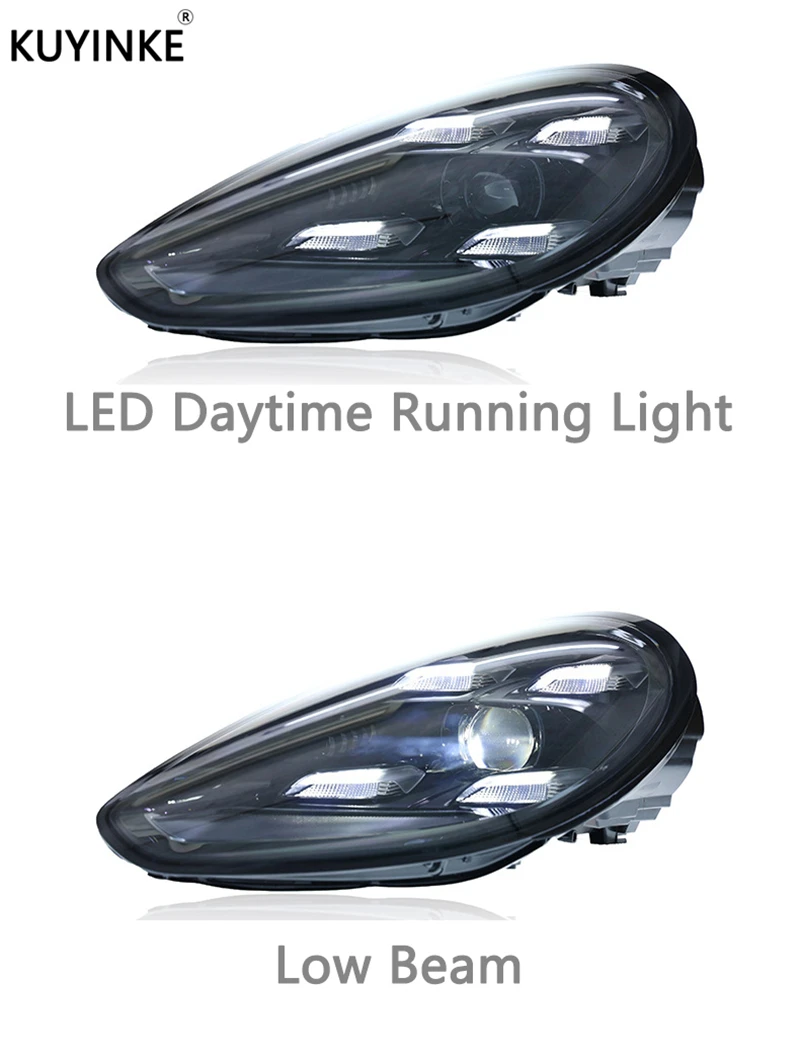 Headlight Assembly Modification Matrix Led Lens Daytime Lights Running Turn Signal Light for Porsche Panamera 2010-2017