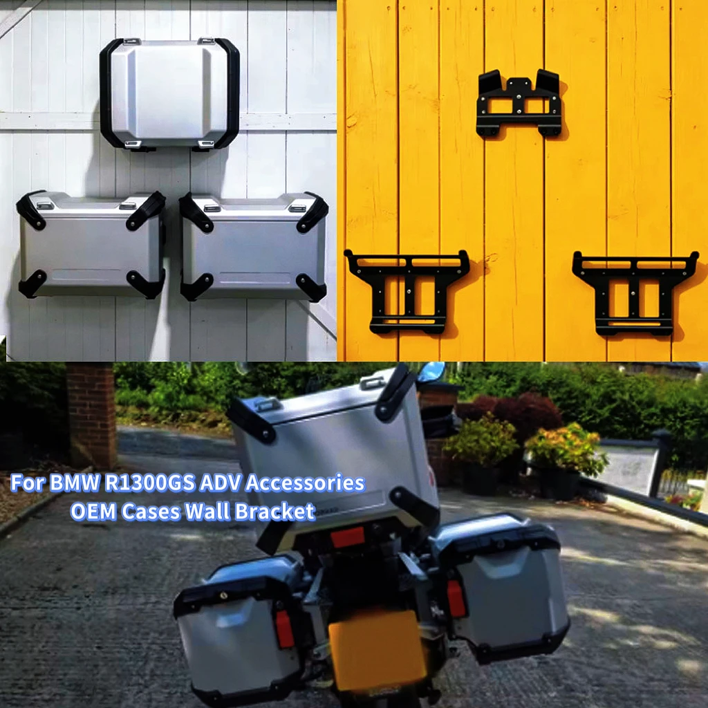 Case Wall Mount R1300GSA Vario Pannier Holder For BMW R1300GS ADV Accessories Suitcase OEM Cases Wall Bracket