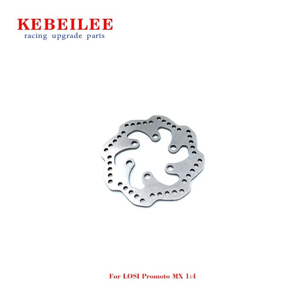 KEBEILEE Stainless Steel Rear Brake Disk for LOSI Promoto-MX Motorcycle 1/4