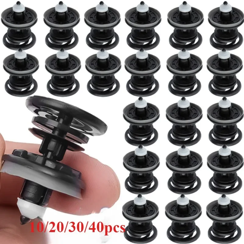 10/20/30/40pcs Car Door Panel Buckle Anti Slip Fastening Parts Auto Clip  For Volkswagen Tiguan Passat Magotan Touareg Polo Cars