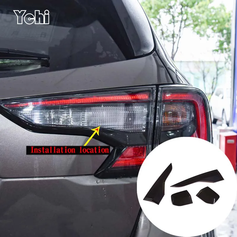 

For Subaru Outback 2021 2022 2023 Car Rear Tail Light Decor Cover Taillight Lamp Trim Garnish Lamp Hoods Decoration Accessories