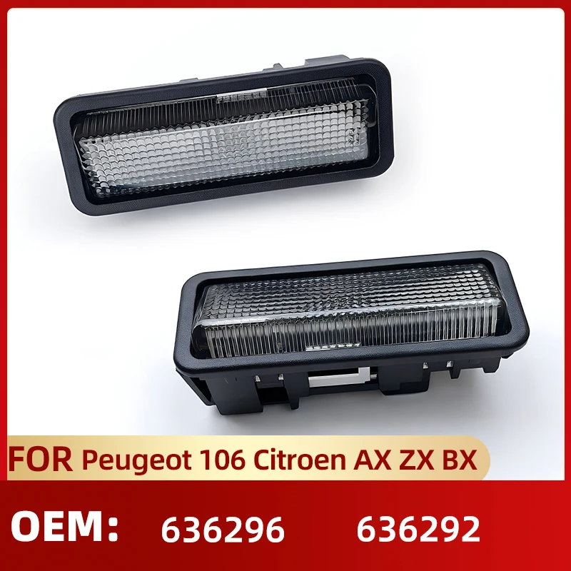 

Interior Reading Dome Light 636296 636292 For Citroen AX ZX BX Peugeot 106 Car Roof Ceiling Lamp