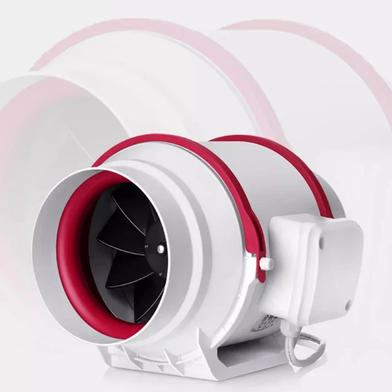 Ventilador De conducto silencioso para cocina, Extractor De aire potente para el hogar, Extractor De Humo Potente Ventilateur