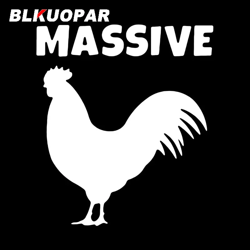 BLKUOPAR MASSIVE COCK ملصقات السيارات شخصية JDM ملصق مقاوم للخدش مقاوم للماء الثلاجة الرسومات لوح التزلج سلع السيارات