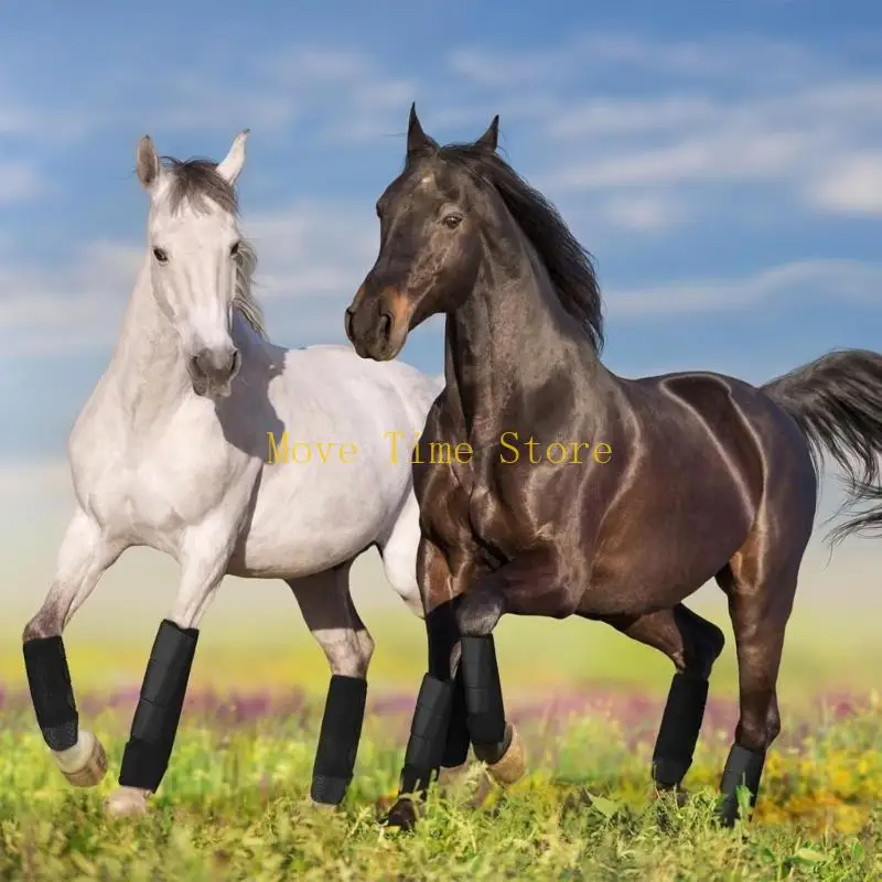 92ME 네오프렌 브러쉬 말 부츠 말 다리 보호대 랩 말 보호 및 훈련 및 브러쉬 훈련 장비