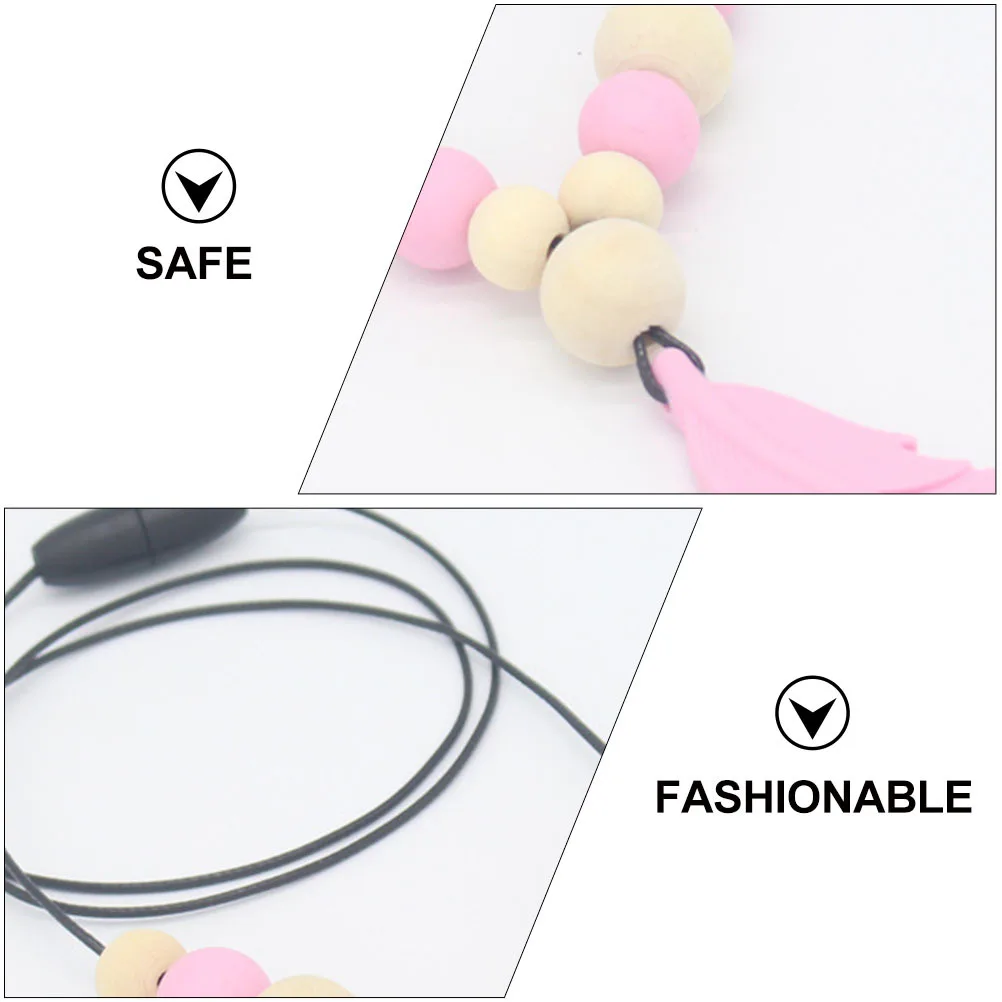 

2 шт., детское молярное ожерелье, анти-еда, ручной прорезыватель, безопасный для аутизма, сенсорные потребности, жевательное ожерелье, молярный прорезыватель, инструмент для прорезывания зубов